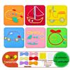 Montessori DIY Threading Toy Kit: Kindergarten Non-Woven Fabric Sewing Set
