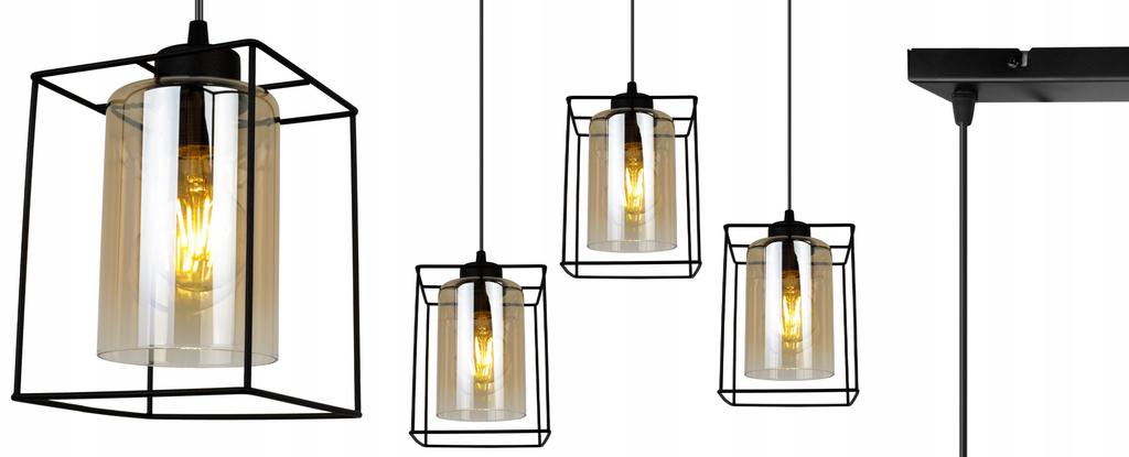 MODERN ELEGANT HANGING LAMP GLASS SHADE