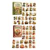 Puppy Ornament Blind Box Cute Puppies Advent Calendar, 24 Days Christmas Countdown Calendar with 2D Corgi Gardening Flat Acrylic Dog Pendants for