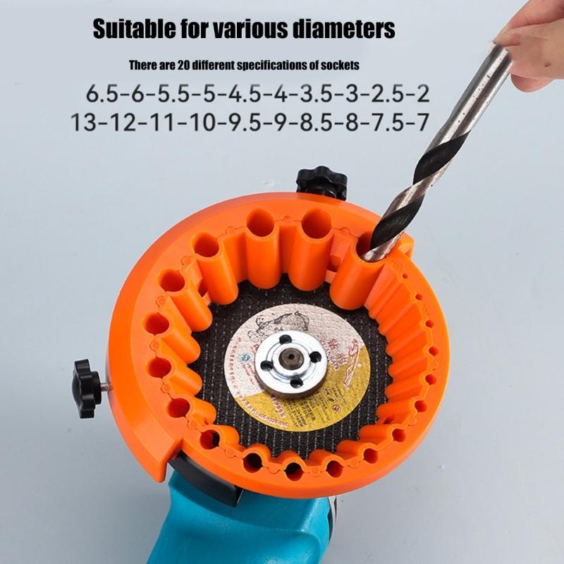 Multipurpose Drill Bit Grinding Sharpener Polishing Grinding Tool Parts Applicable Angles Grinder Sharpener Tool