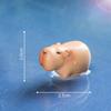 Cartoon Cute Capybara Miniature Figurines Creative Fashion Mini Animals Figurine Kawaii Diy Home Decoration Accessories Gifts