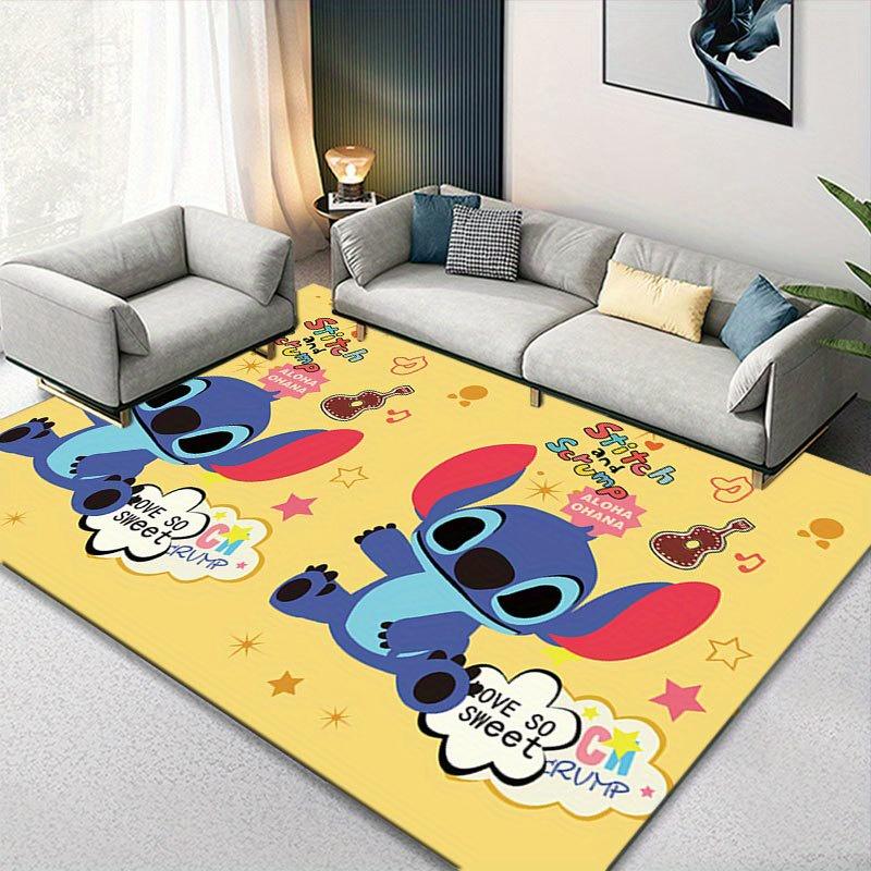 1 vnt. Disney Lilo ir Stitch rašto kilimas Plotas kilimas Neslystantis kilimas Skalbiamas rankomis Grindų kilimėlis Tinka svetainei Miegamajam Namų dekoravimui