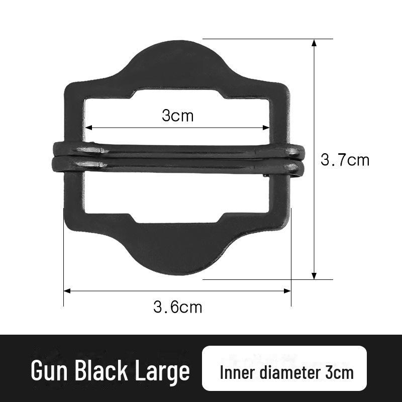 Unisex Metalowa Japońska Klamra Trójstopniowa do Regulacji Garniturów i Ogrodniczek
