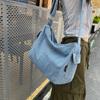 Denimveske Ensfarget Dame Skulderveske Crossbody-veske