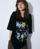 GAKKAI UNIONS Bunny Drawing Short Sleeve T-Shirt Black