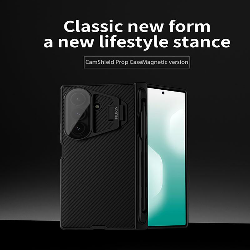 NILLKIN For Samsung Galaxy Z Fold 7 MagSafe Phone Case Flip-Style Lens Protective Back Cove