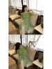 Summer 2023 Korean-Style Maternity Patchwork Dress – Loose Fit, Fresh, Sweet, and Fairy-Themed with Short Sleeves.