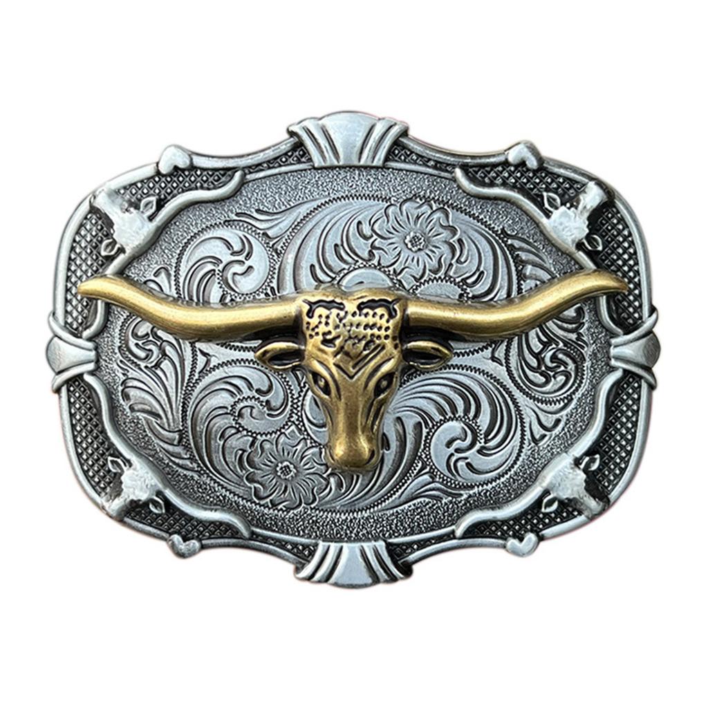 Macho Belt Engraved Buckle Bronze Color Engravings Buckle Replacement Style Belt Buckles Birthday Gifts for Father