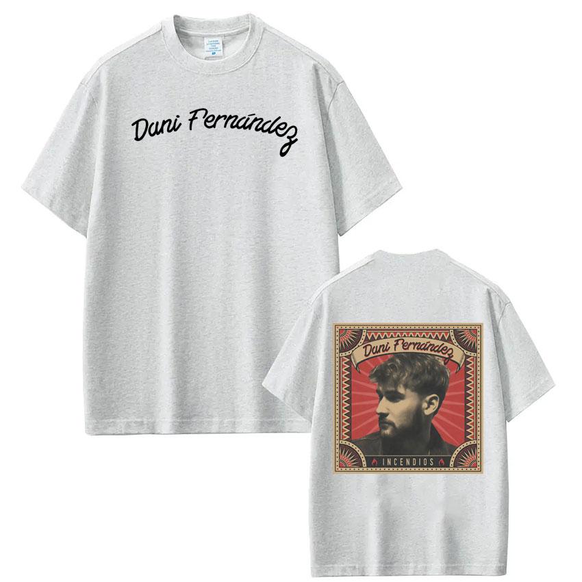 Rapper Dani Fernandez Fashion Graphic Tshirts Men Women Hiphop Tshirts 2026 Spring Summer Pure Cotton Harajuku Top Ins Y2k