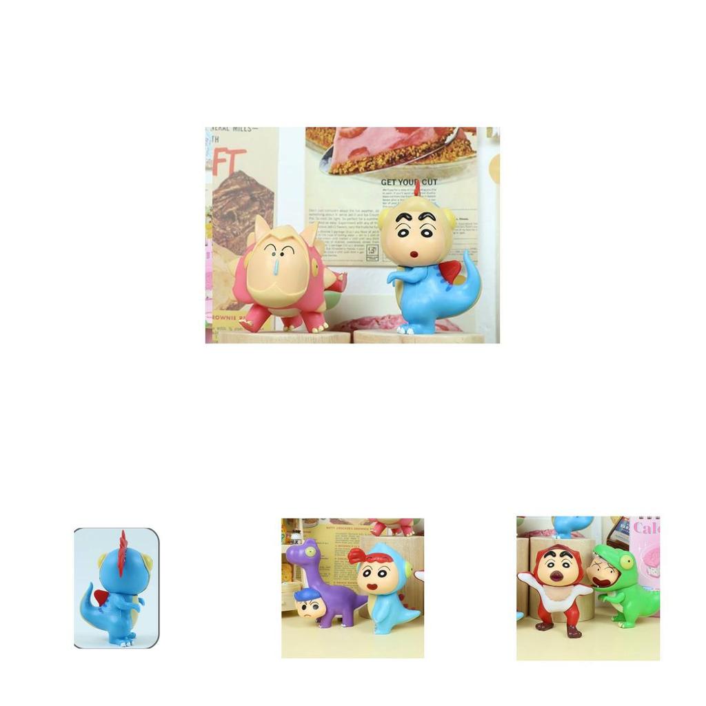 Adorable Crayon Shinchan Jurassic Dinosaur Figurines For Kids Birthday Gifts And Decor