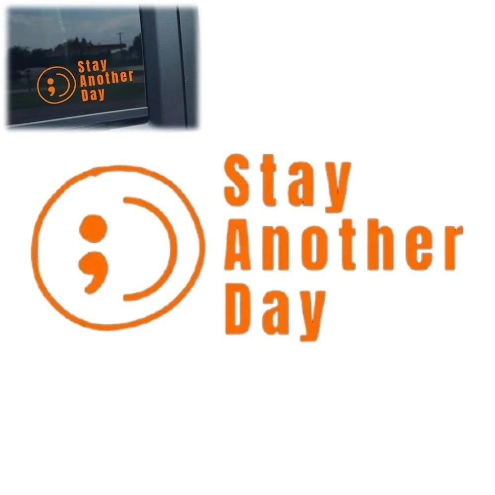 Glossy Finish SAD Stay Another Day Self Adhesive Reminder Stickers Car Decals  Vehicle Accessories