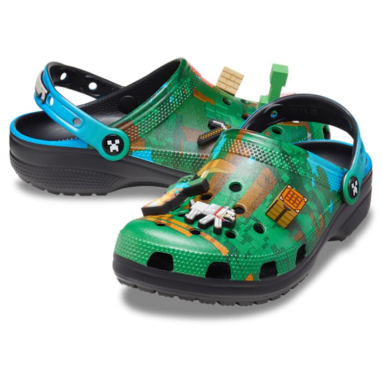 Minecraft X Crocs Classic Clog Dark Forest Unisex Sneakers Green Multi 210829-90H