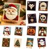 DIY Crochet Decoration for Decoration Kit Halloween Weaving Painting Set Fabric Christmas Kit Beginner Handmade
