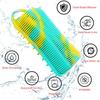 Silicone Body Scrubber 2 In 1 Body Brush & Hair Scalp Brush for Shower and Bath Stimulating Blood Circulation Shower Accessories