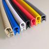 U-Shape Rubber Edging Strip Car Door Window Sealing Stainless Steel Skeleton Seal PVC Anti-Scratch Dustproof Protection Strip