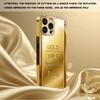 Tempered Glass Phone Case Luxurious PhoneCase Electroplated Gold Pattern Design For Iphone 17 Air 16 Pro 15 ProMax 14 13 12 Plus