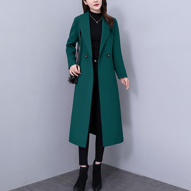 

Новое зимнее женское пальто в корейском стиле с длинными рукавами, тонкое и толстое XL