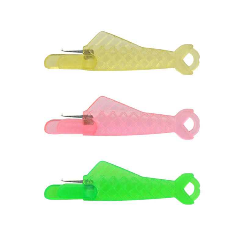 3/5/10 st Mini symaskins trädare med krok Plaststygninsättningsverktyg Äldre Snabb Automatisk Byta Hantverk