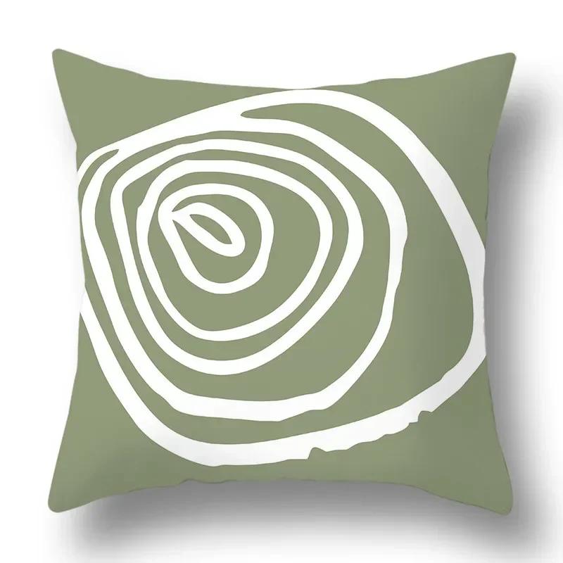 45*45cm Nordic Style Fresh Pillow Cover Cushion for Sofa Cushion Cover rHome Decoration Leaf Decorative Pillowcase