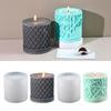 Silicone Bamboo Molds Pen Storage Jar Moulds Silicone Candlestick Molds Pen Holder Molds Silicone Texture for Pen Holder