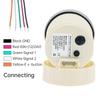 52mm 2in1 Gauge Digital Fuel Level Water Level Gauge With Alarm Water Temp Holding Tank Level Gauge Voltmeter for Car Boat Yach