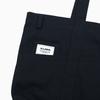 Ke906. Angled Pocket Utility Tote Navy