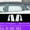 For  KS 002  2024 Navigation Center Console Gear Panel Screen TPU Car Interior Protective Film Anti-Scratch Sticker