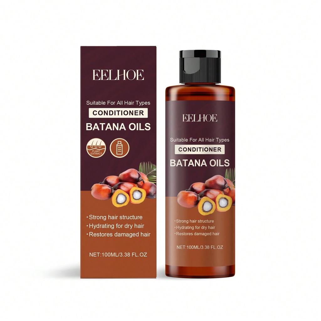 Batana Oil Shampoo And Conditioner Set, Nourishing And Moisturizing, Softening Hair, Smoothing Frizz