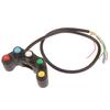 22mm Handlebar Motorcycle Switch 5 Function Button Switches For Electric Bike Modification Accessories
