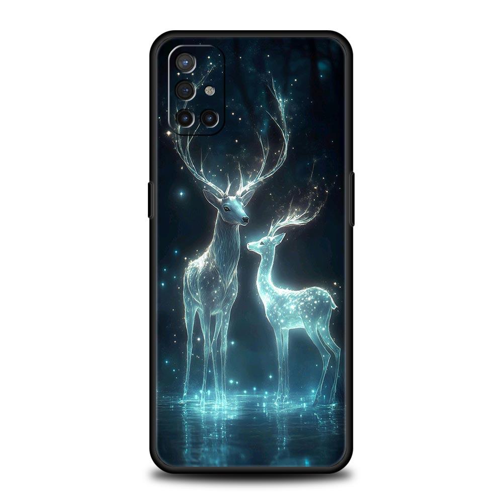 Cartoon Animal Deer Phone Case For Oneplus 13R 13 12R 11 10T 10R Nord N100 N200 N10 10 9 9R 9RT CE 3 2 Z Pro 5G Soft TPU Cover