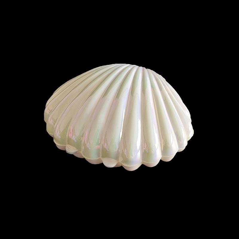 1Pc Nette Shell Kunststoff Candy Box Make-Up Schmuck Lagerung Boxen Hochzeit Geburtstag Baby Dusche Geschenk Box Party Favor Decor