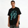 Astronaut Holding Ice Cream Print Casual Short Sleeve T-Shirt Pure Cotton T-shirt