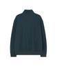 COVERNAT Small C Logo Corduroy Half-Zip Teal Blue