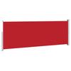 vidaXL Ausziehbare Seitenmarkise 160x500 cm Rot