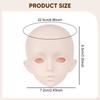 1/3 BJD Doll Head Single Bald Collector Enthusiast Photography Prop Face Ups Unpainted
