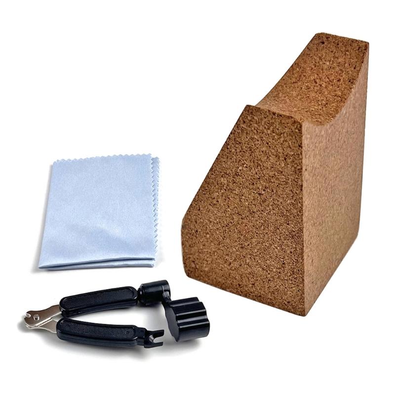 Natural Cork Guitar Neck Support Pillow Guitar Maintenance Neck Support Pillow Stand Guitar Neck Rest Cradles Enduring