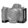 Aluminium Alloy Stretchable L Shape Handle Quick Release Plate for Nikon Z7 Z6 Camera(black )