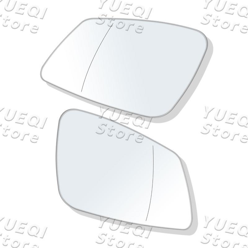 Dla BMW F01 F02 F07 F10 F11 F18 E60 Szkło lusterka bocznego lewe prawe podgrzewane szerokokątne 51167251584 51167251583