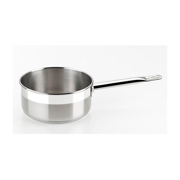BRA Profesional | Casserole, 18 Cm, Acier Inoxydable 18/10, Compatible Tous Feux Dont Induction