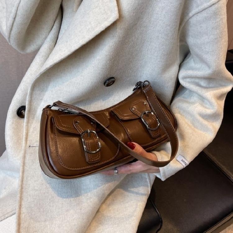 Lady Purse Fashion Underarm Bag for Women Girl Versatile Vintage Shoulder Bags