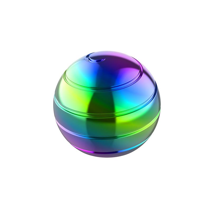 Kinetische Schreibtisch-Spinner Spielzeug-Sets Kugel Optische Täuschung Spinner Metallkreisel Anti-Stress Fidget Toys Spielzeug-Sets Erwachsene Angst ADHS Dekompression