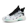 Anta Skyline Team Cushioning Anti-Slip And Wear-Resistant Low-Top Basketball Shoes Men's Gray Porcelain Green Sneakers 112311601-6