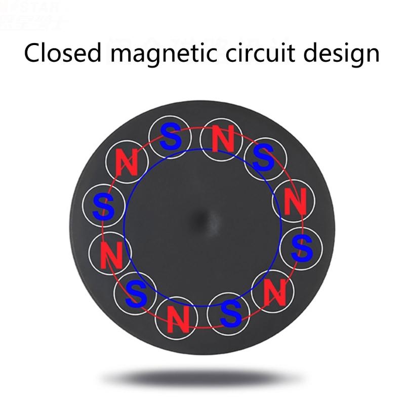 Universal Magnetic Sucker Expansion Base Magnetic Suction Base for Vehicle Rooftop Equipment Fixation Metal Material