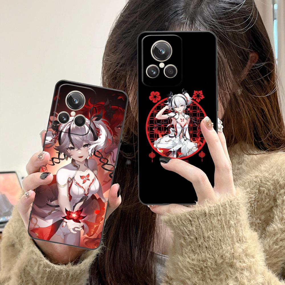 Wuthering Waves Camellya Phone Case for Realme GT 8 Neo Pro C75 73 71 C67 65 C55 53 C35 31 C20 15 Colorful Printing Cover Pretty