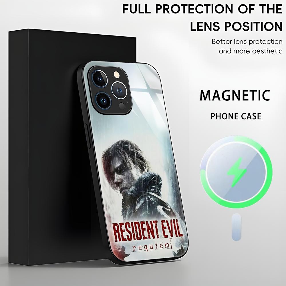 Resident Evil 9 Phone Case For iPhone17 16 15 14 13 12 11 X XR XS 8 Plus Mini Pro Max Glass Magnetic Case