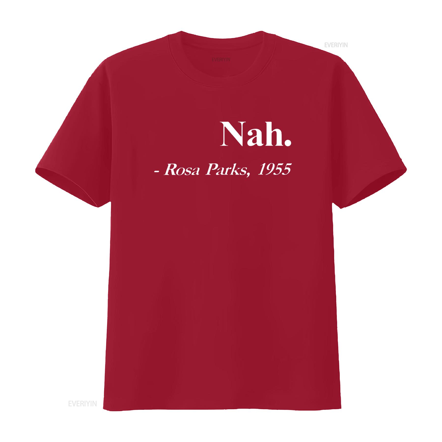 

Nah Rosa Parks 1955 Quote Black Pride Mens Long Sleeve T Shirt 2X Large vintage Washed Versatile Stretched streetwear Soft S