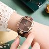 Light Luxury Large Dial Women'S Watch Niche High-End Belt Watch Women'S Quartz Waterproof Watch
