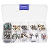 100 teile/schachtel Auto Auto AC A/C Ventileinsatz für R134A Klimaanlage Ventile Sortiment Kit