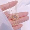 2023 New Chinese Style Ruyi Safety Lock Pendant Necklace S925 Sterling Silver Jewelry for Women