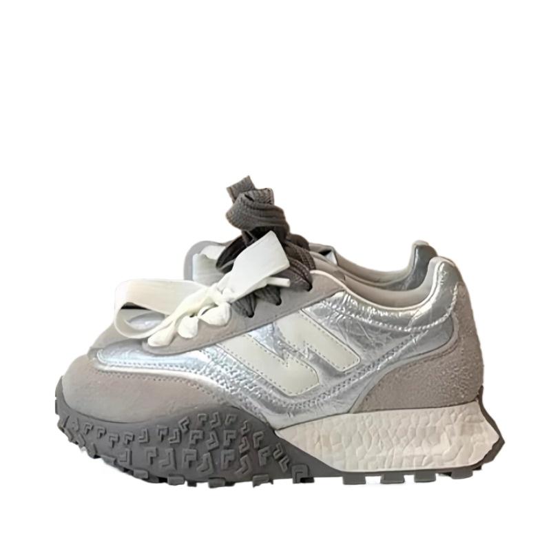 Fashion 2025 New Front Lace-up Women's Vulcanize Shoes Genuine Leather Heightening Shoes Light Best Seller Comfortable Casual Shoes